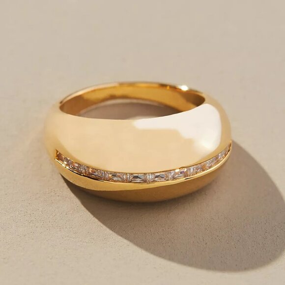 Anthropologie Signet Ring - Picture 3 of 10